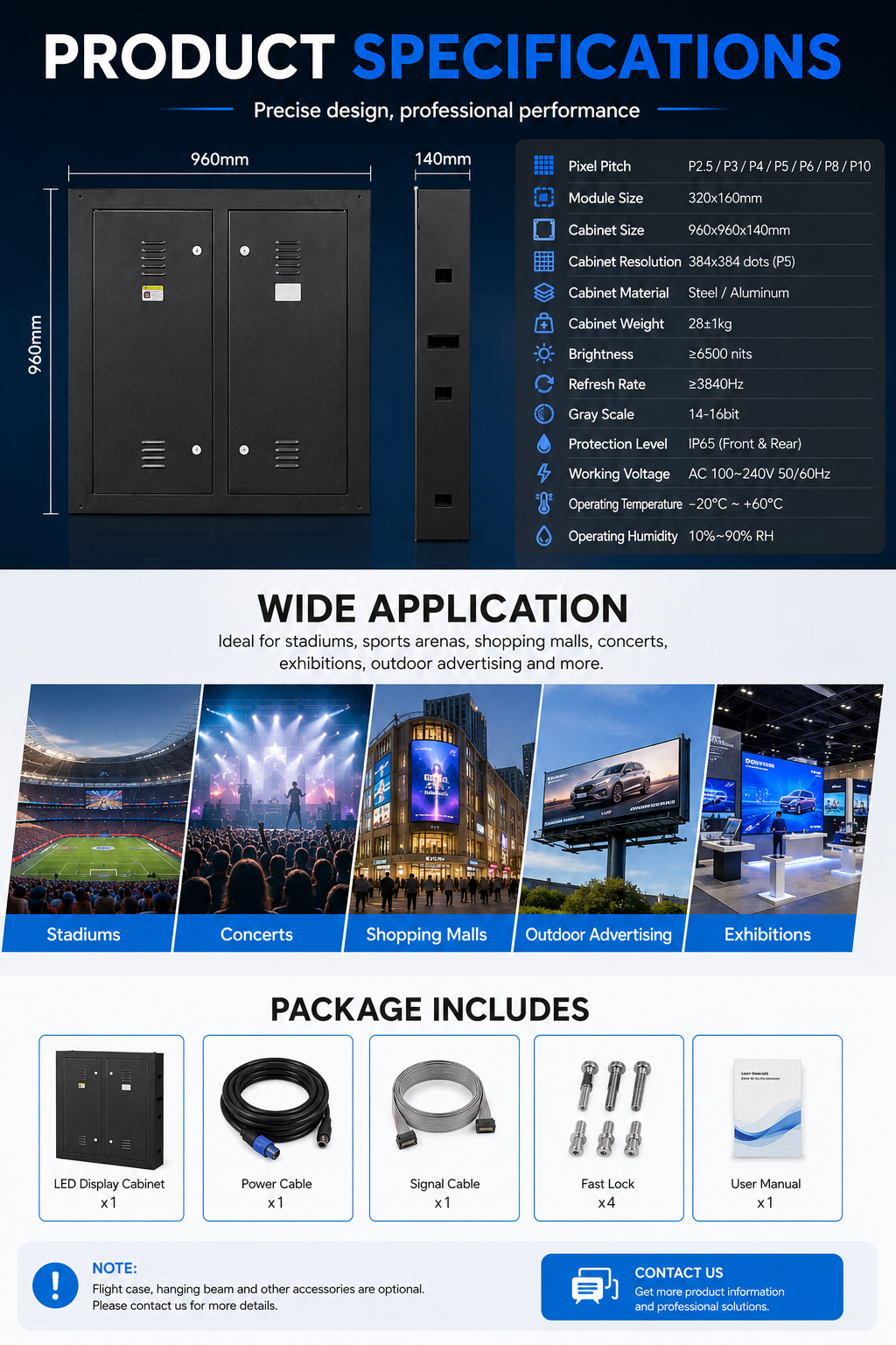 Creative LED display offering customized shapes, unique structures, and innovative visual solutions for exhibitions, stage designs, retail stores, and architectural projects.