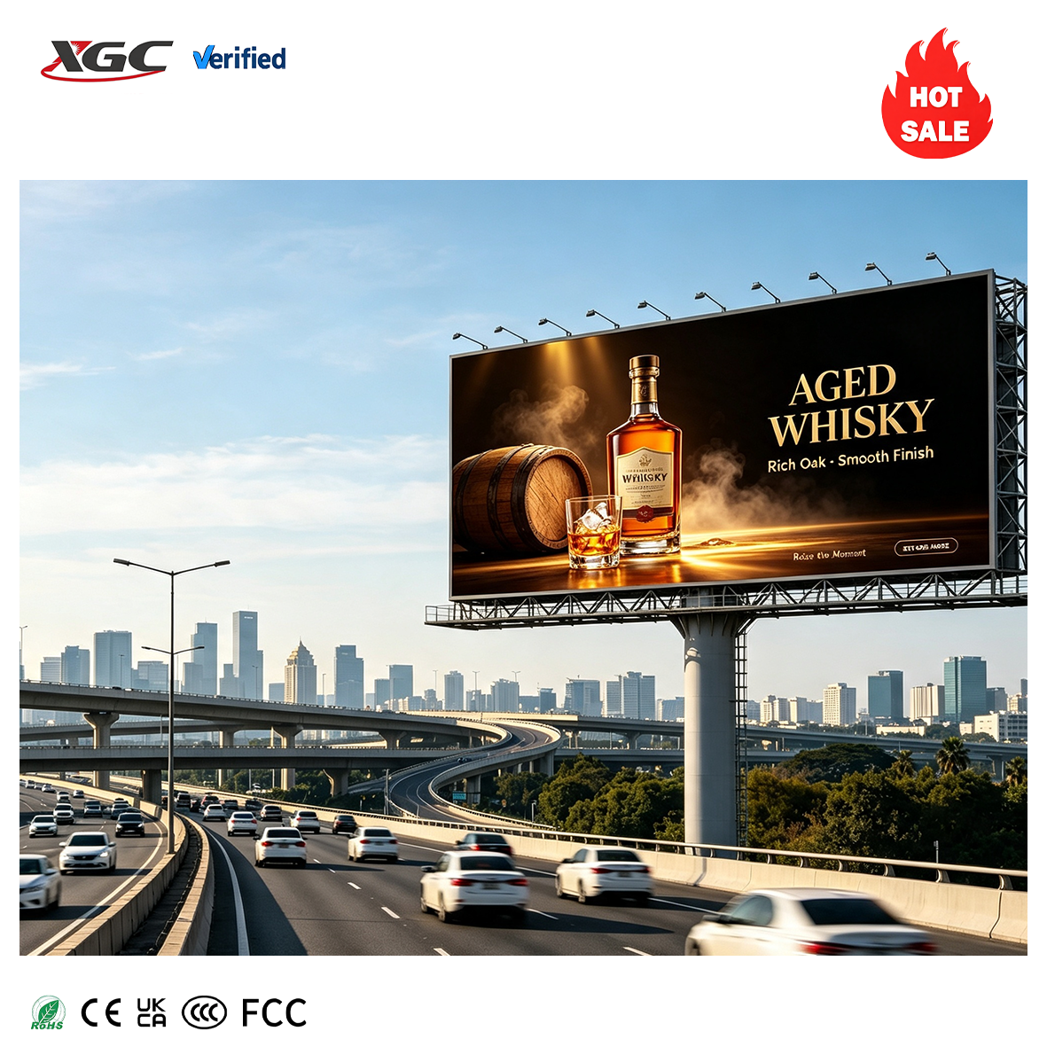LED panel screen outdoor solution offering strong visibility, waterproof protection, and reliable operation for outdoor advertising and commercial projects.